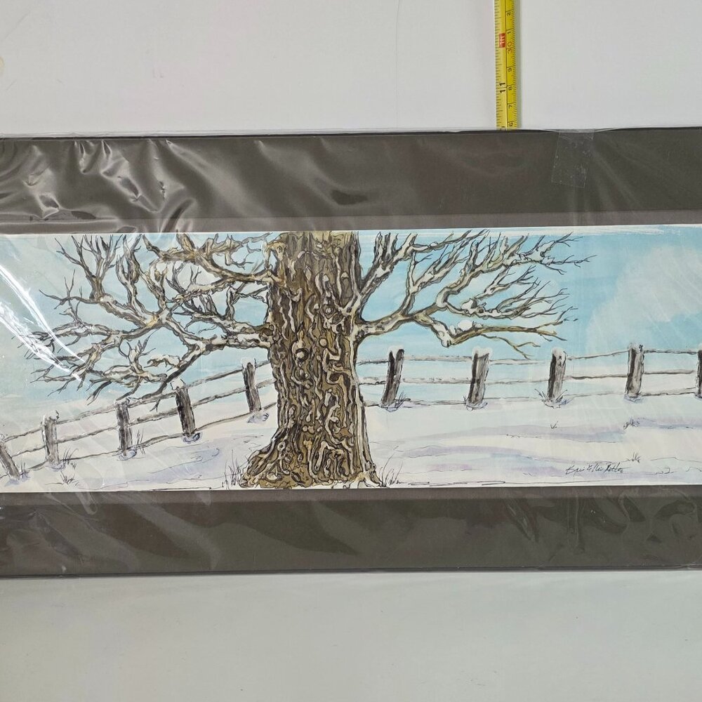 Kris Ellis Ritter Mixed Media Artwork- Original and signed watercolor & ink